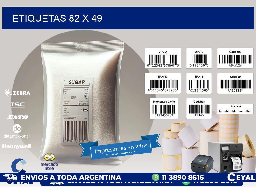 ETIQUETAS 82 x 49