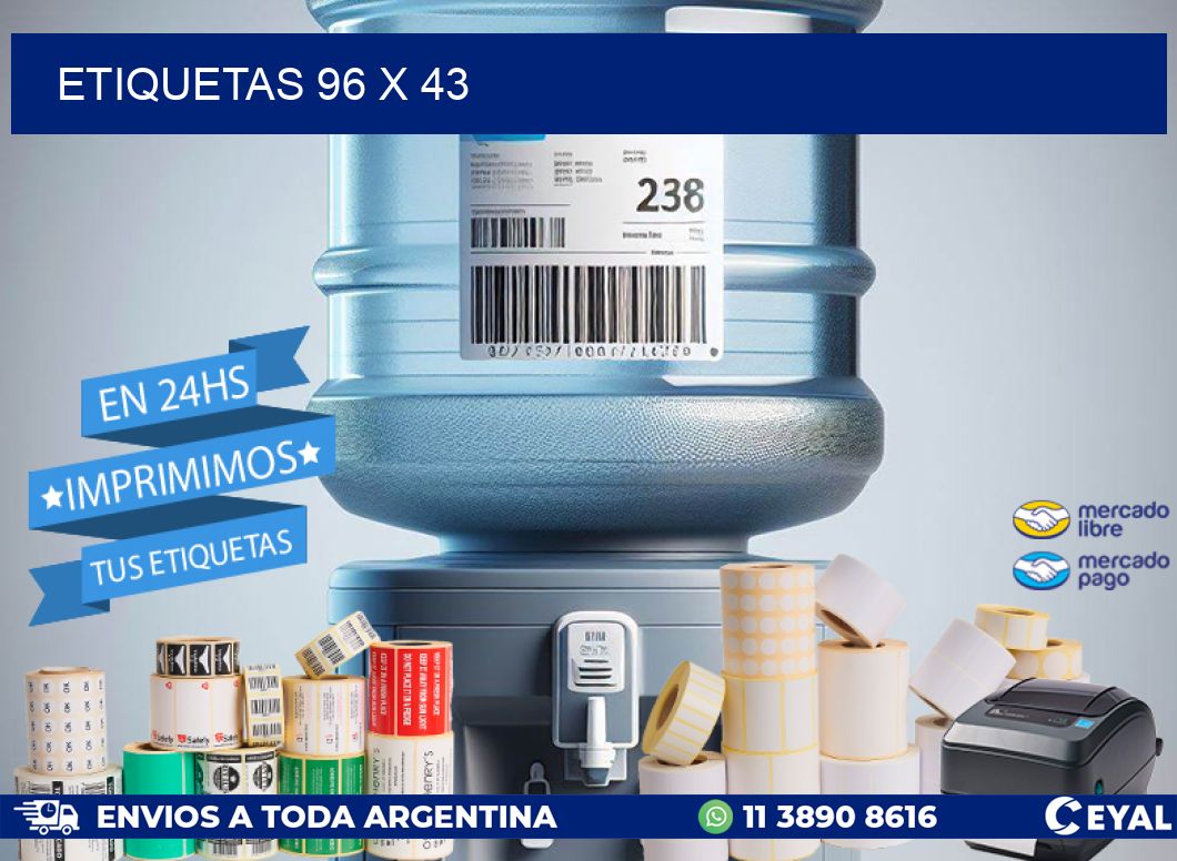 ETIQUETAS 96 x 43