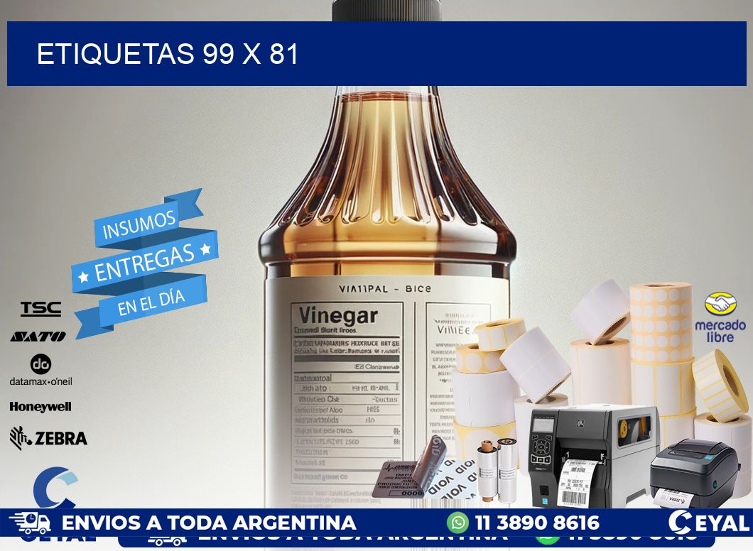 ETIQUETAS 99 x 81