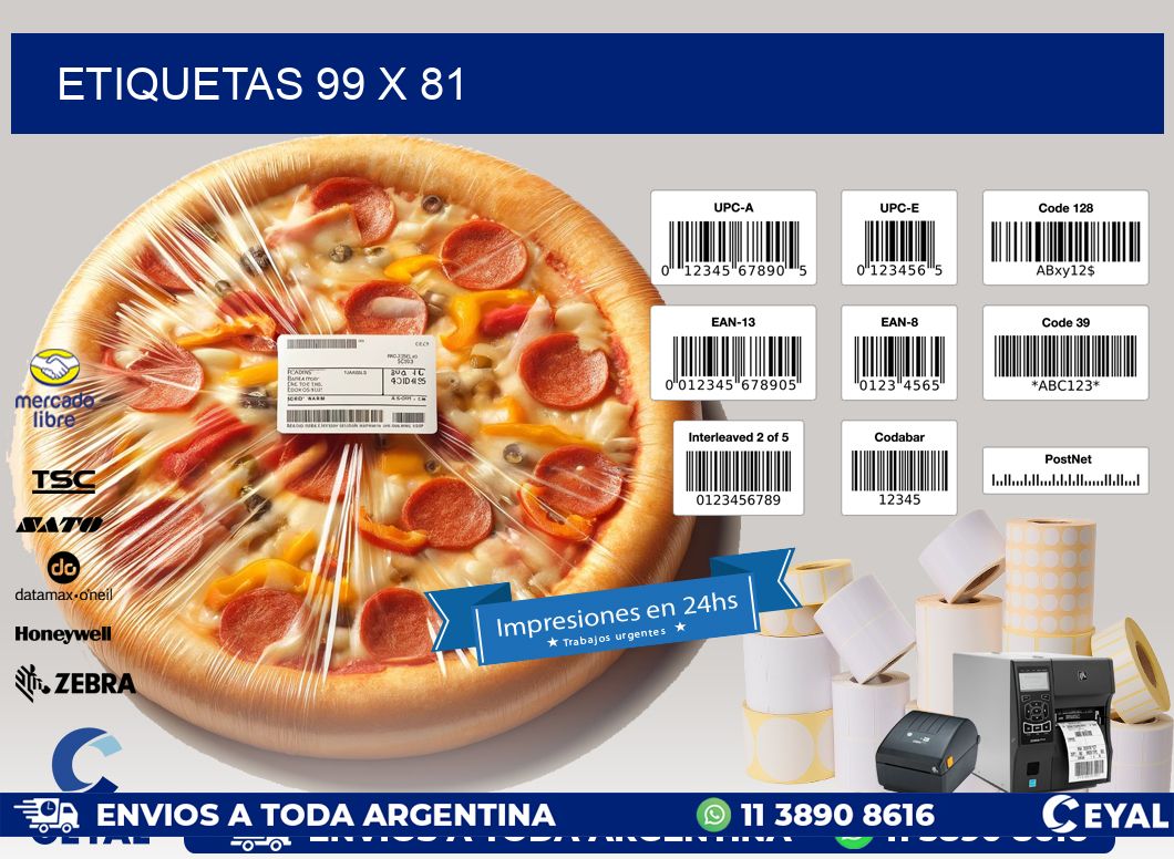 ETIQUETAS 99 x 81