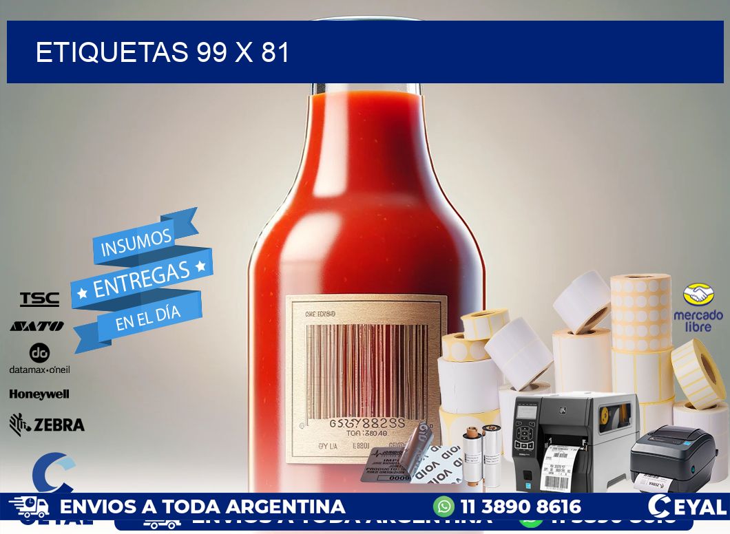 ETIQUETAS 99 x 81