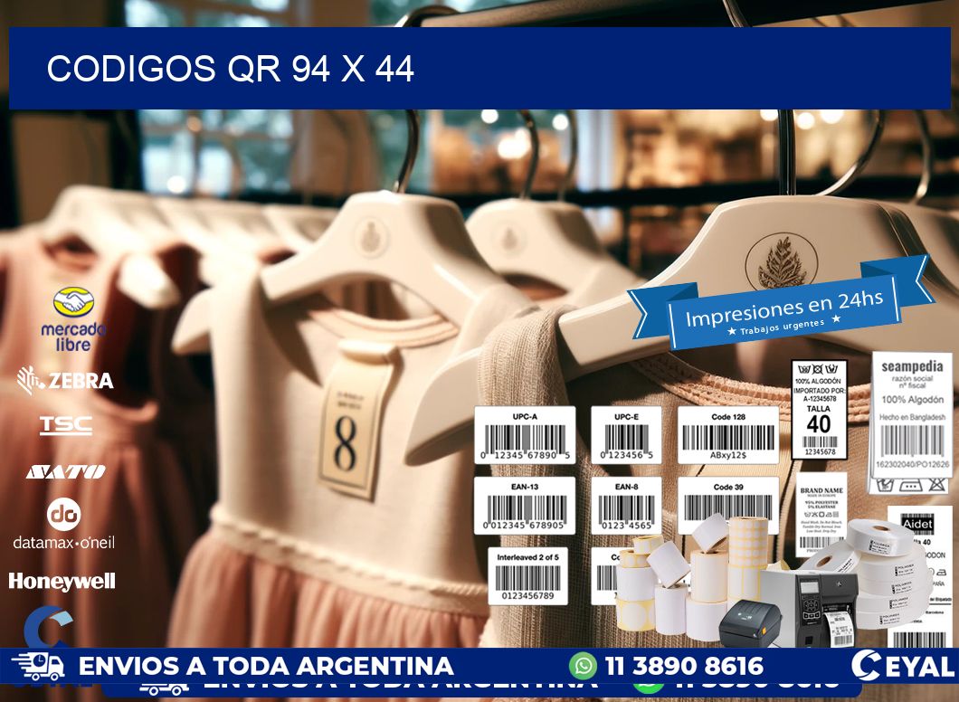 CODIGOS QR 94 x 44