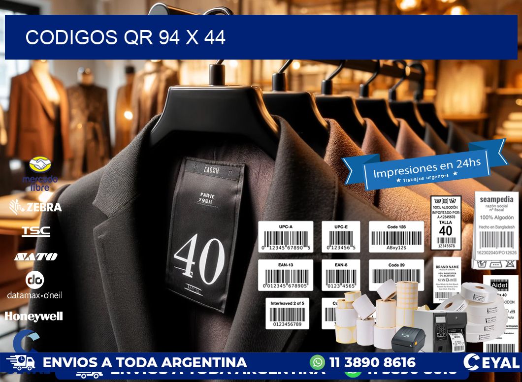 CODIGOS QR 94 x 44
