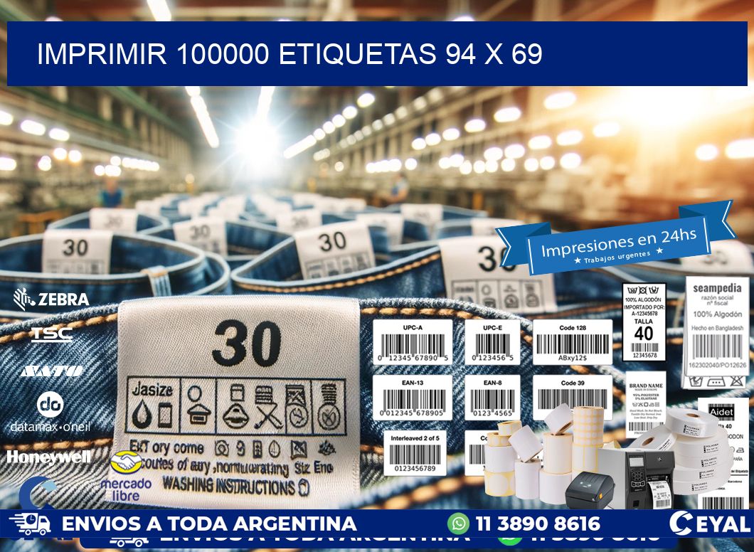 IMPRIMIR 100000 ETIQUETAS 94 x 69