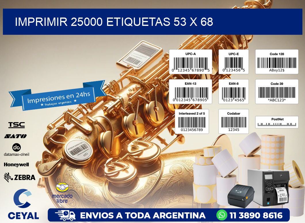 IMPRIMIR 25000 ETIQUETAS 53 x 68