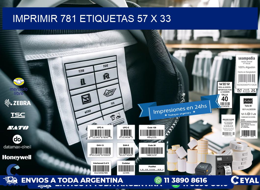 IMPRIMIR 781 ETIQUETAS 57 x 33