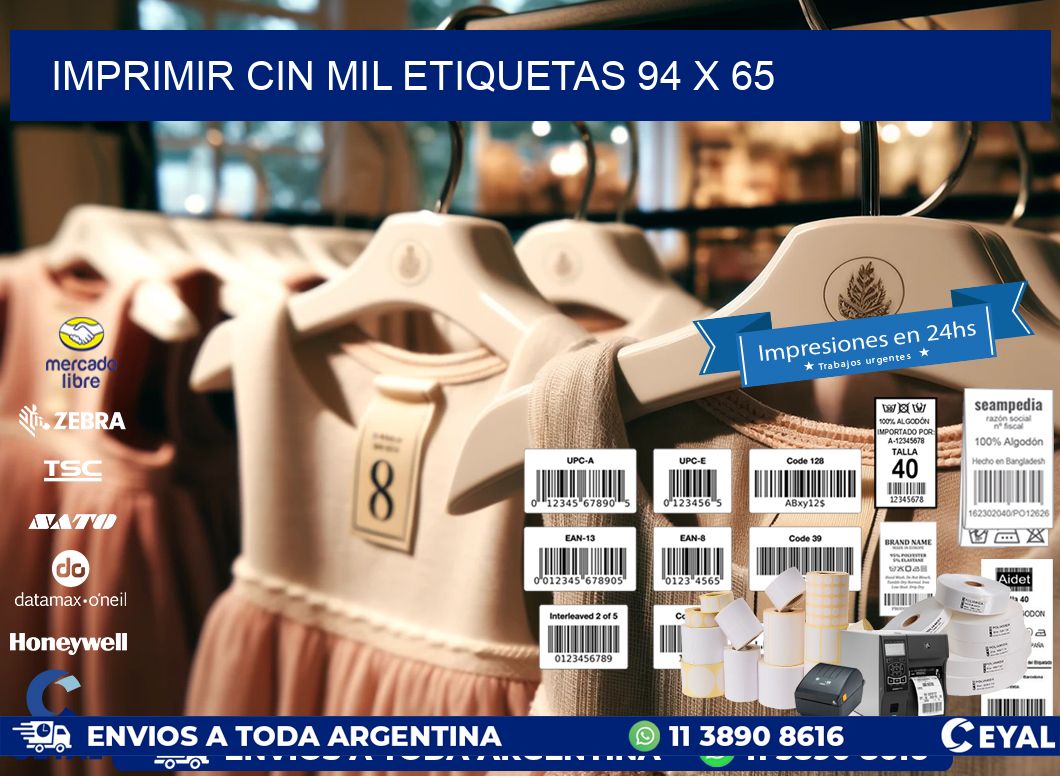 IMPRIMIR CIN MIL ETIQUETAS 94 x 65