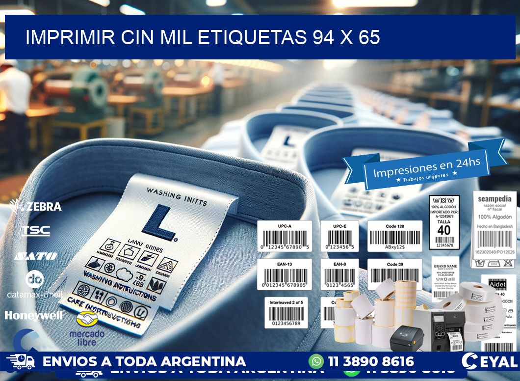 IMPRIMIR CIN MIL ETIQUETAS 94 x 65