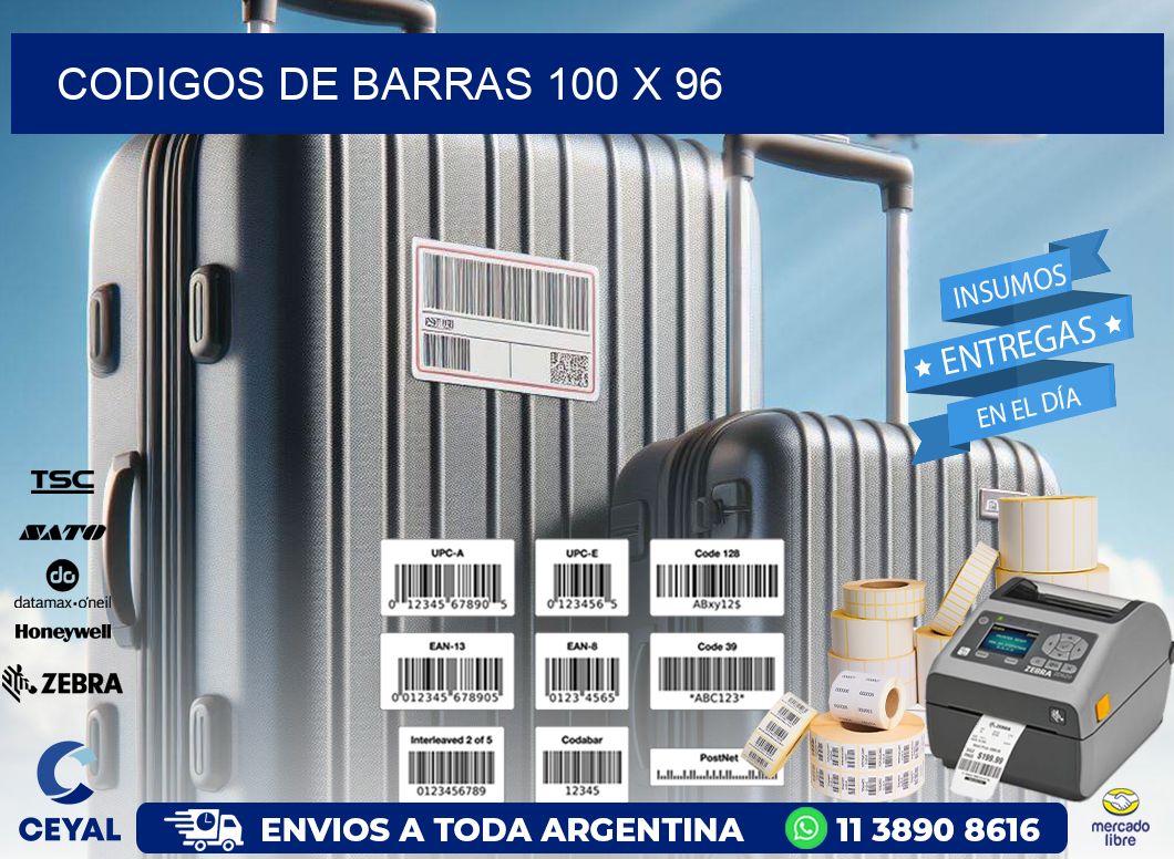 codigos de barras 100 x 96
