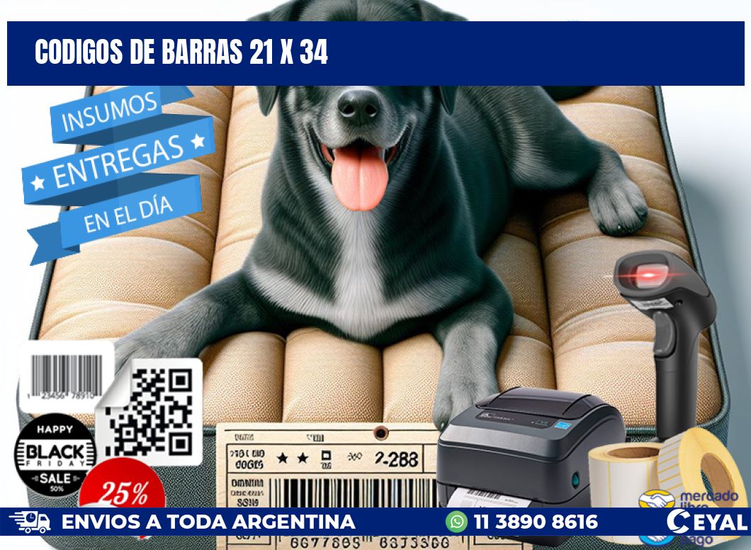 codigos de barras 21 x 34
