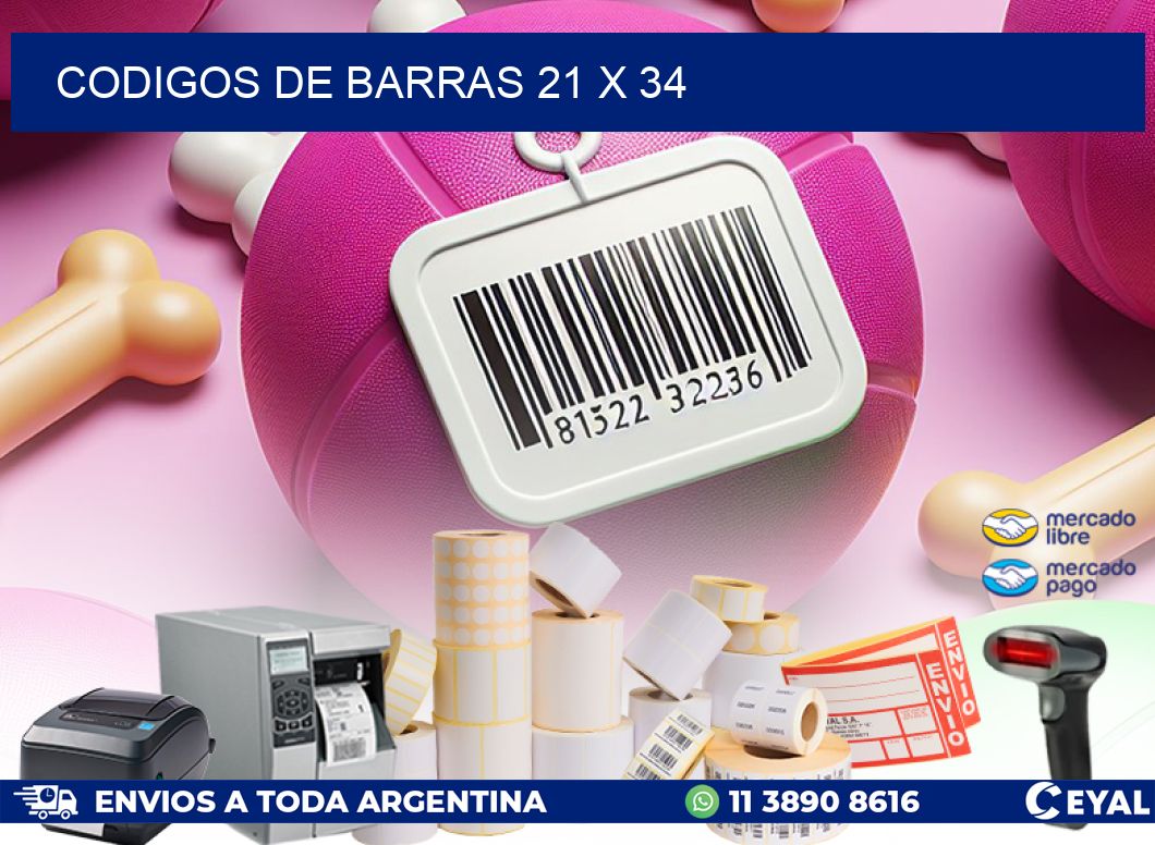 codigos de barras 21 x 34