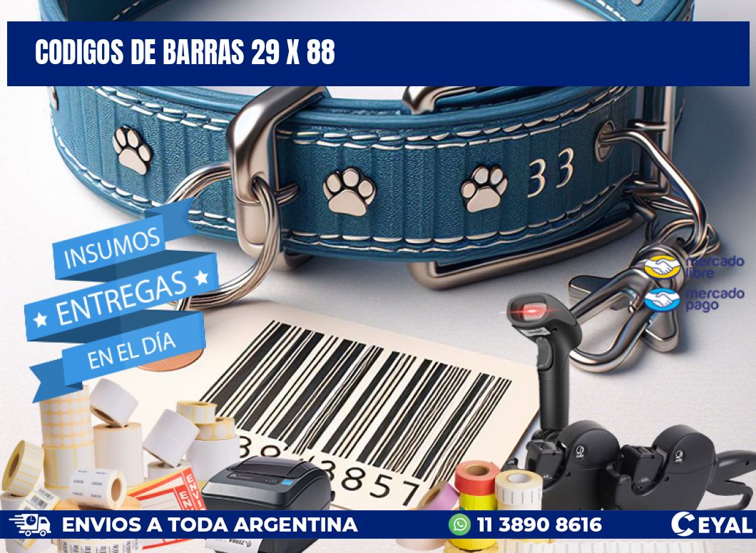 codigos de barras 29 x 88