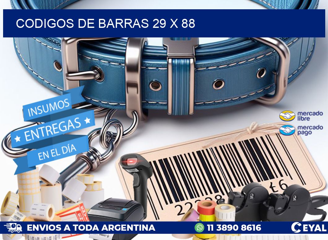 codigos de barras 29 x 88