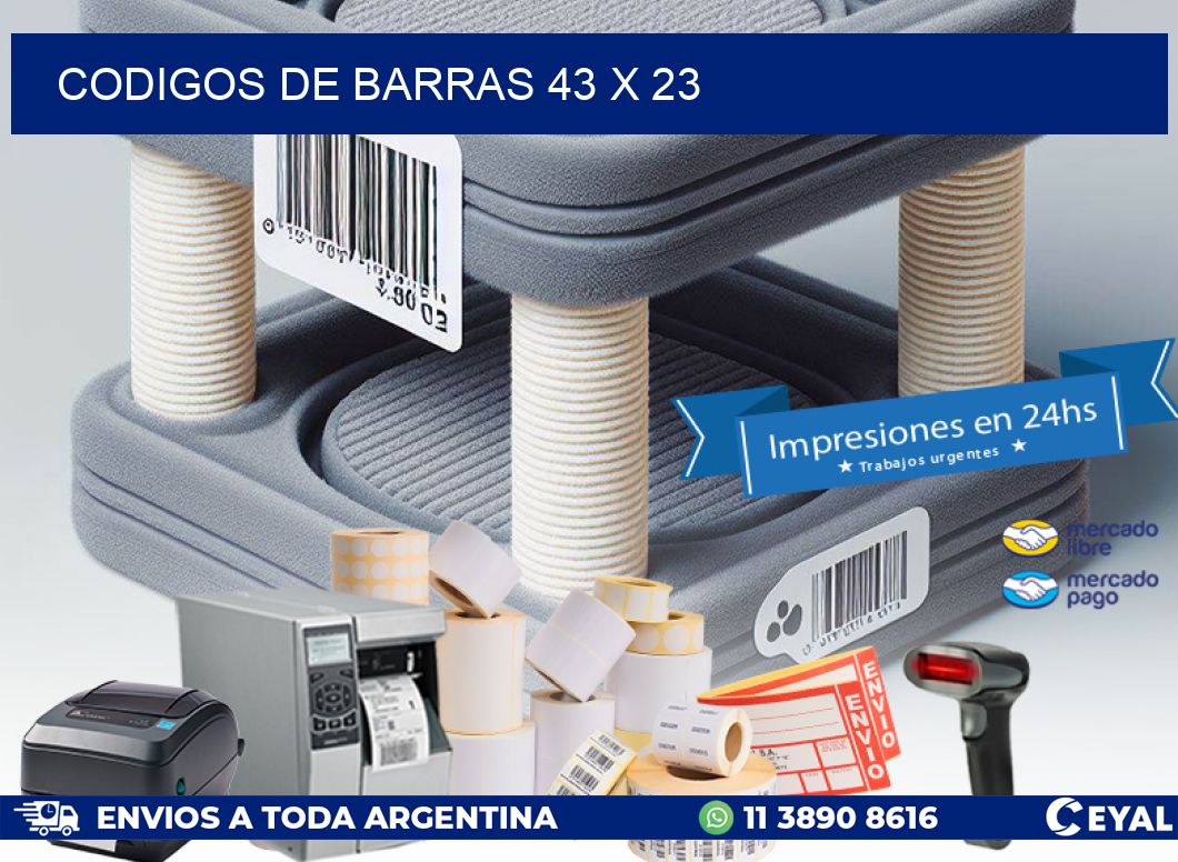 codigos de barras 43 x 23