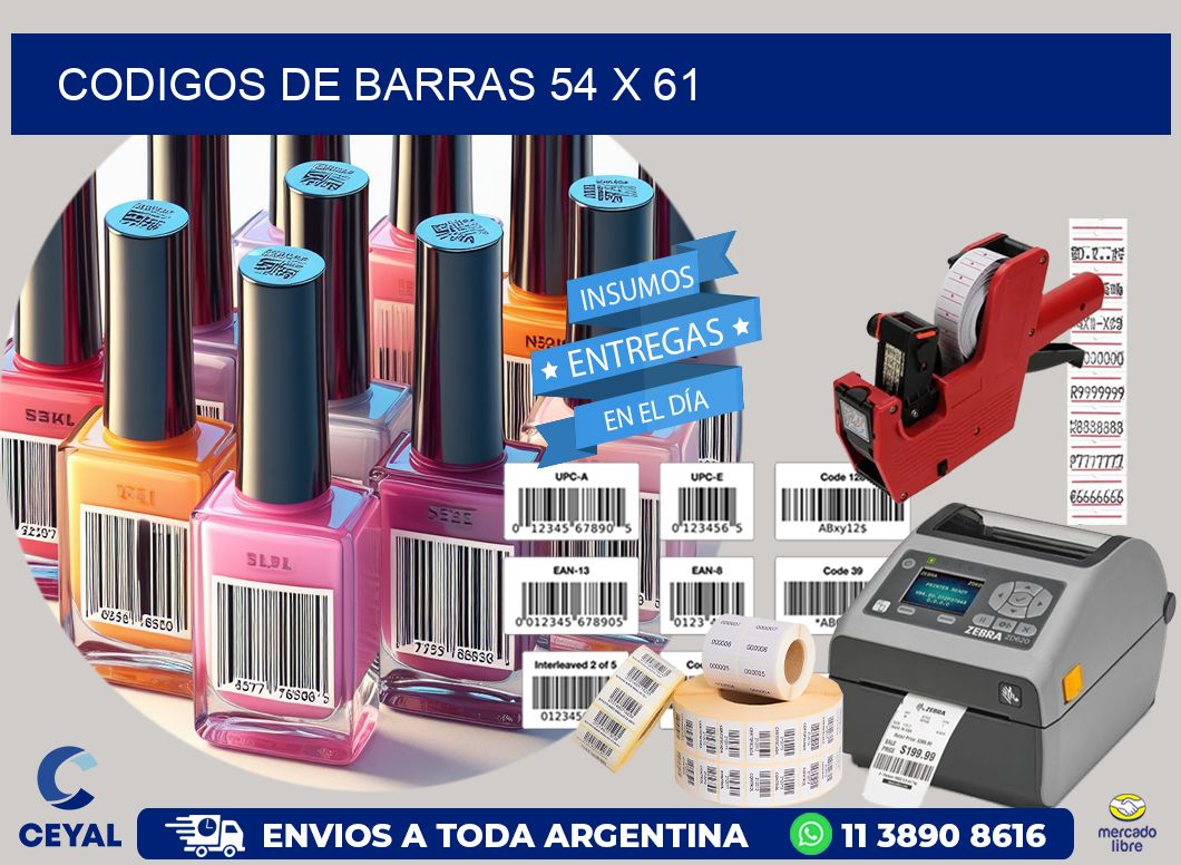codigos de barras 54 x 61