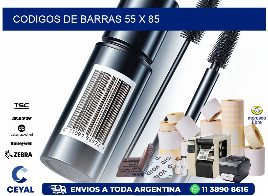 codigos de barras 55 x 85