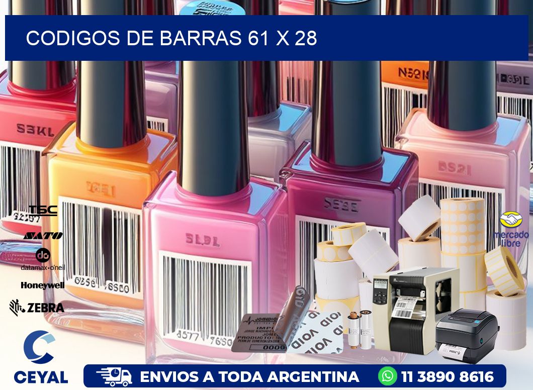 codigos de barras 61 x 28