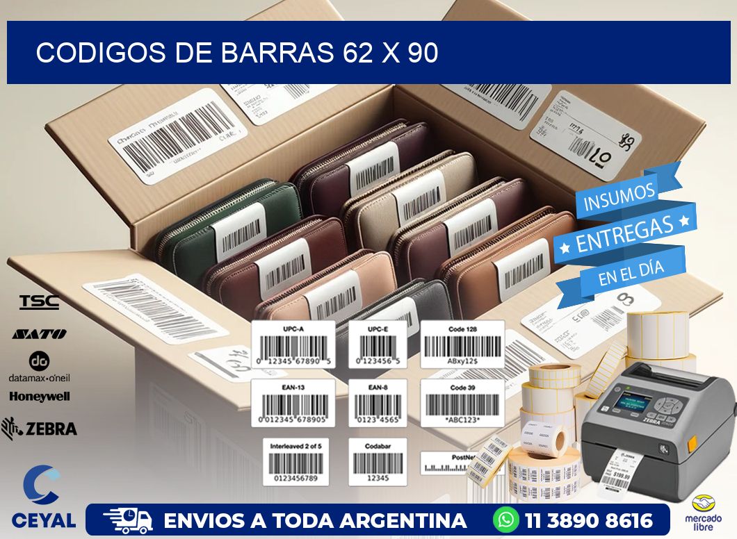 codigos de barras 62 x 90