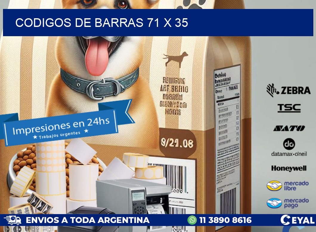 codigos de barras 71 x 35