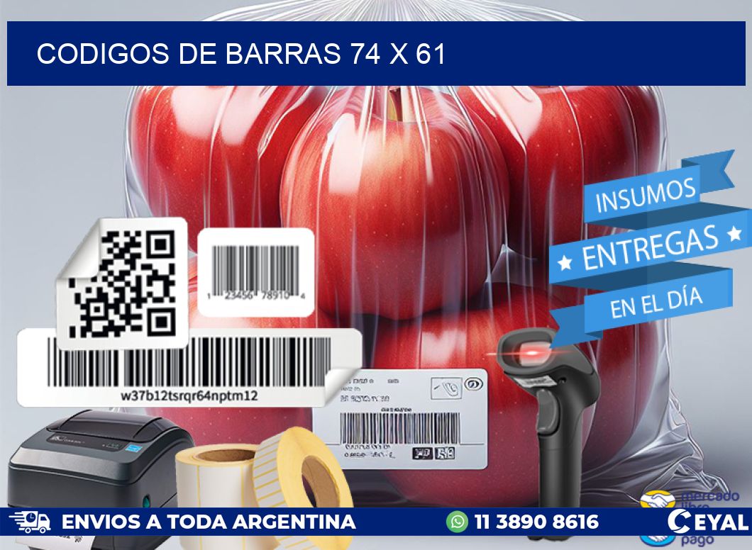 codigos de barras 74 x 61