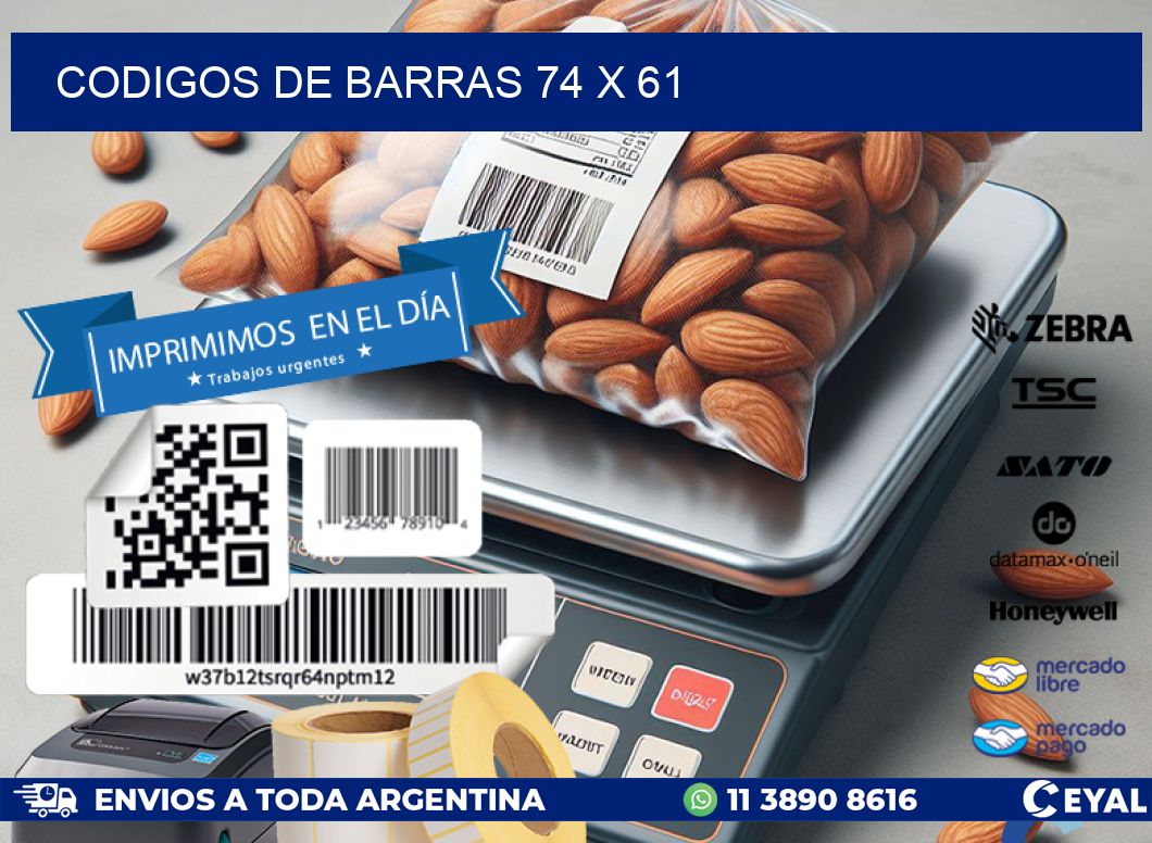codigos de barras 74 x 61