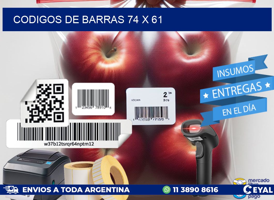 codigos de barras 74 x 61