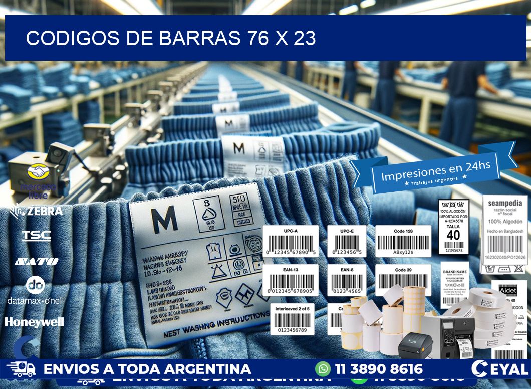 codigos de barras 76 x 23