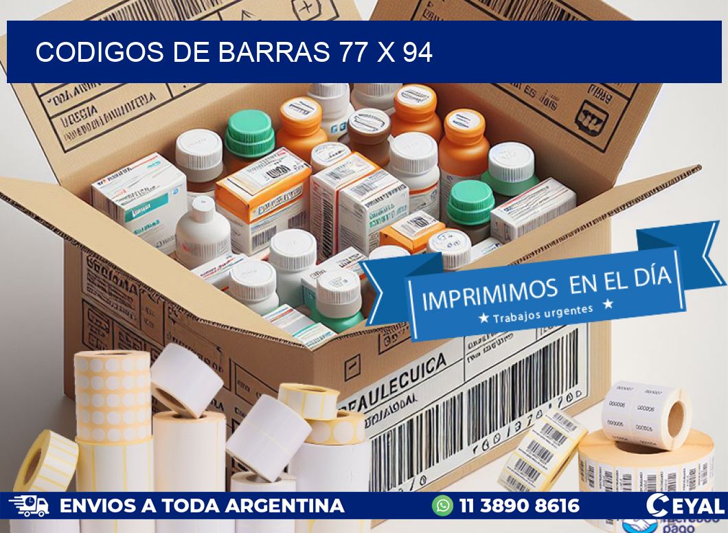 codigos de barras 77 x 94