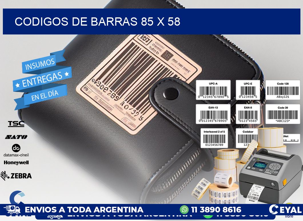 codigos de barras 85 x 58