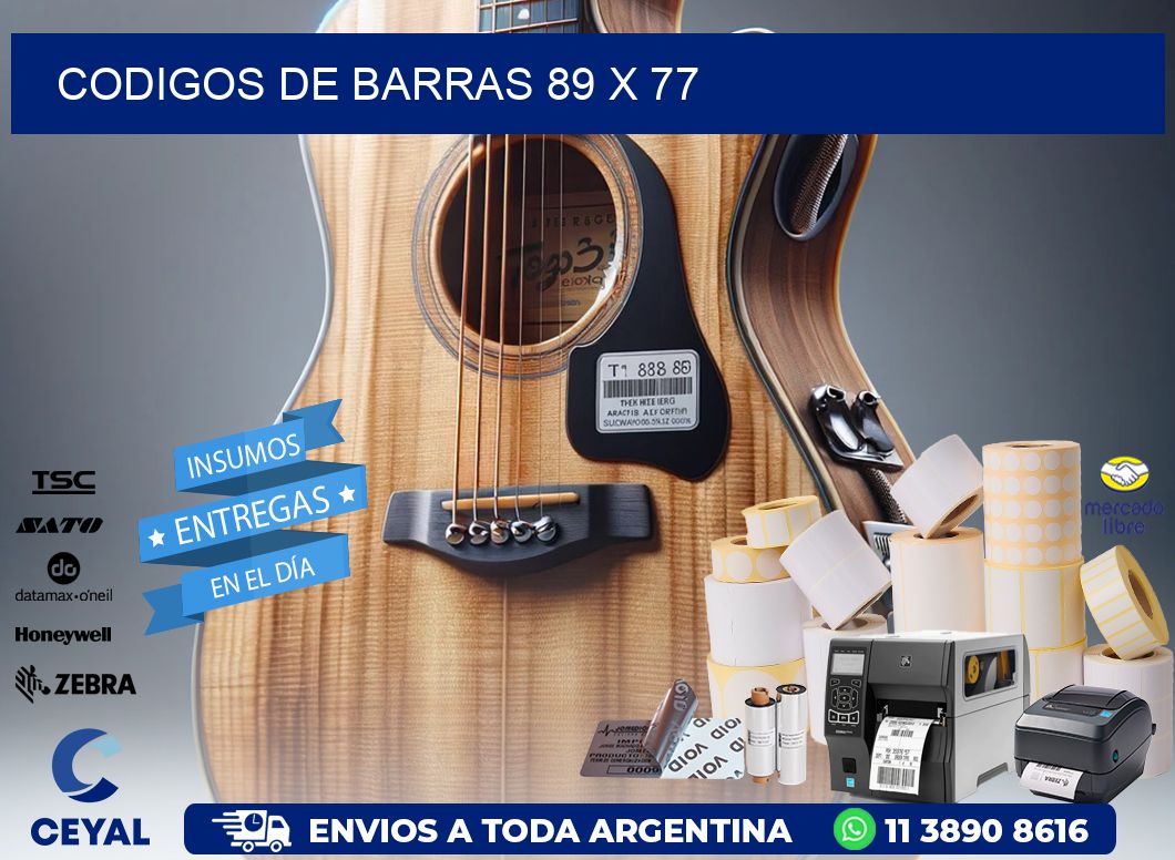 codigos de barras 89 x 77