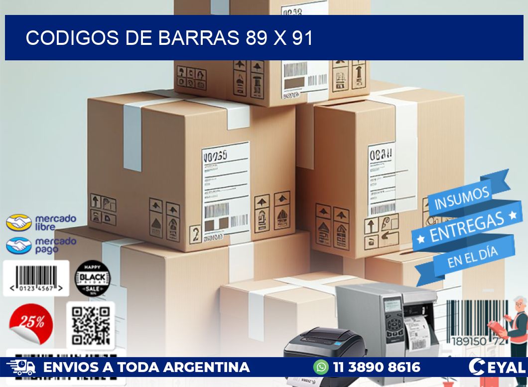 codigos de barras 89 x 91