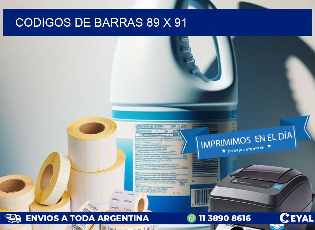 codigos de barras 89 x 91