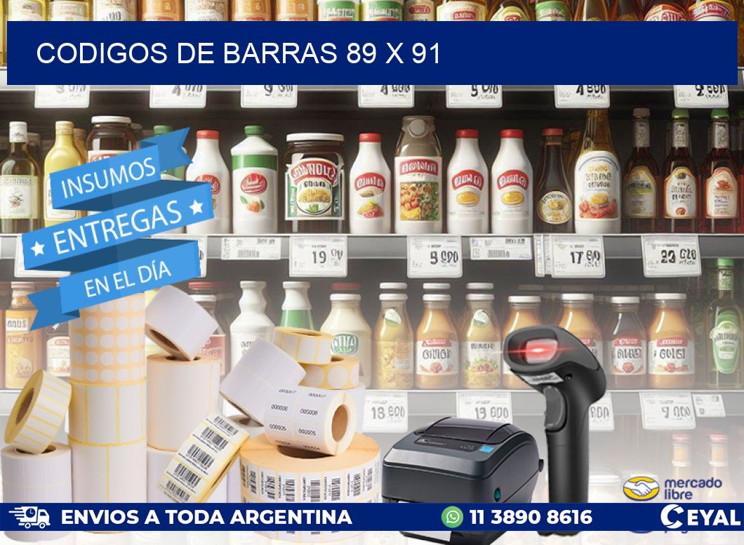codigos de barras 89 x 91