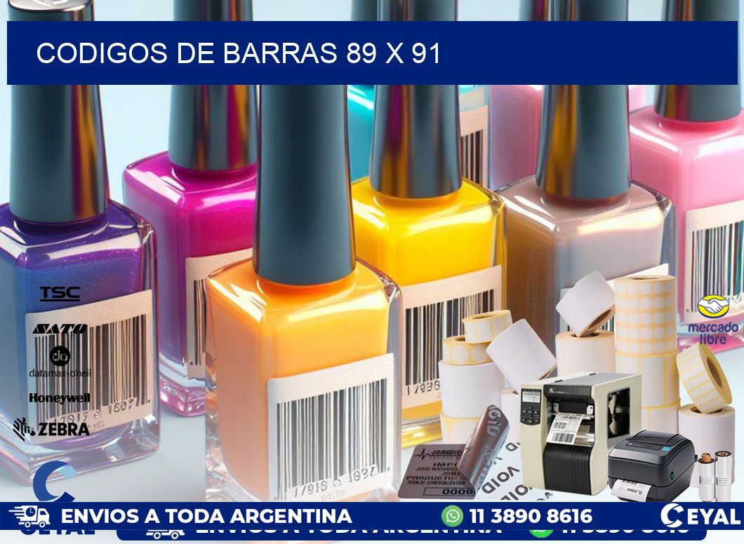 codigos de barras 89 x 91