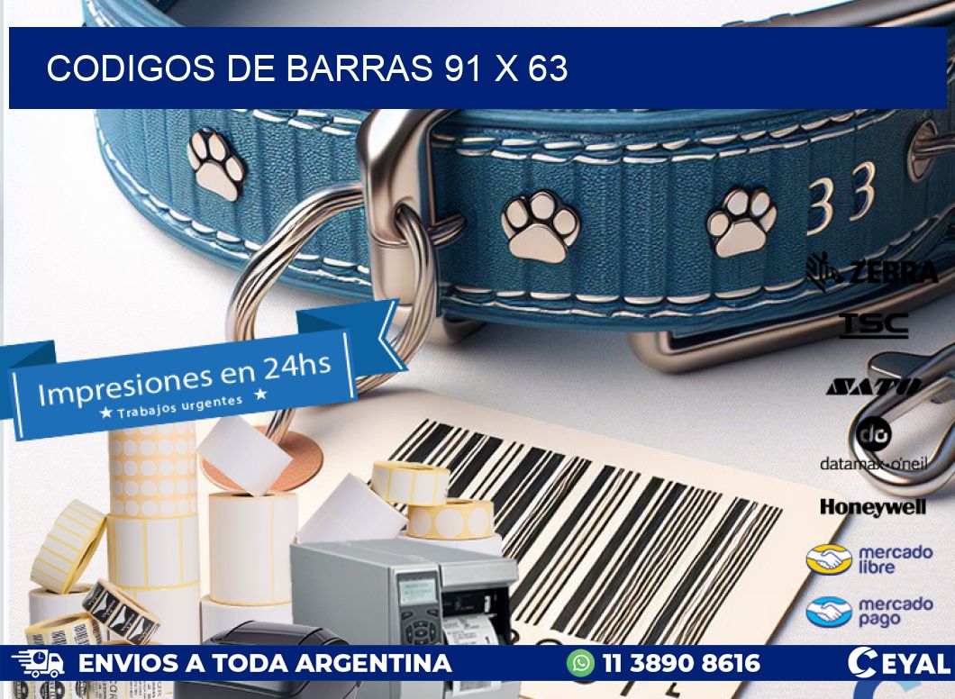 codigos de barras 91 x 63