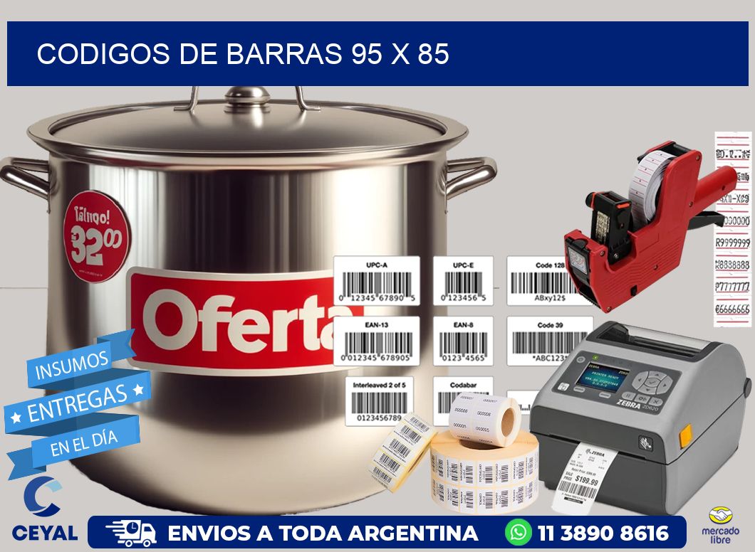 codigos de barras 95 x 85