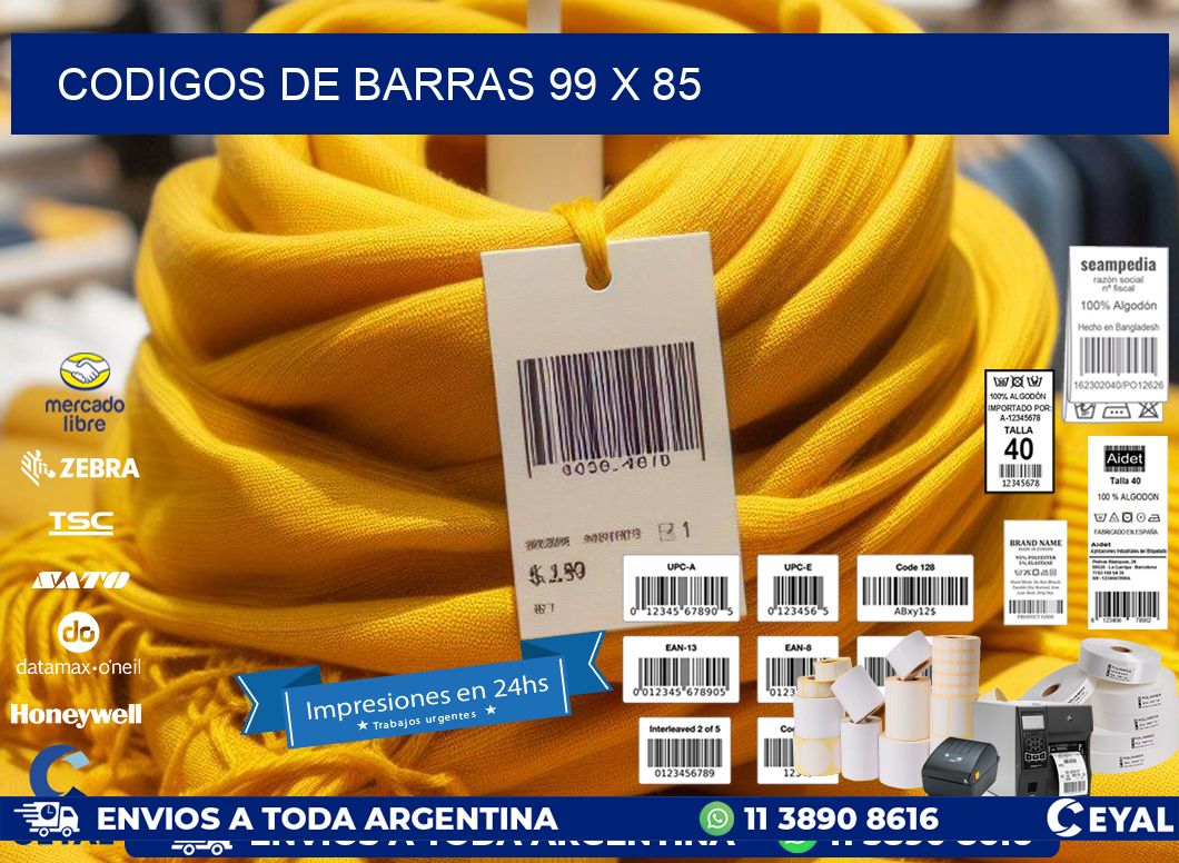 codigos de barras 99 x 85