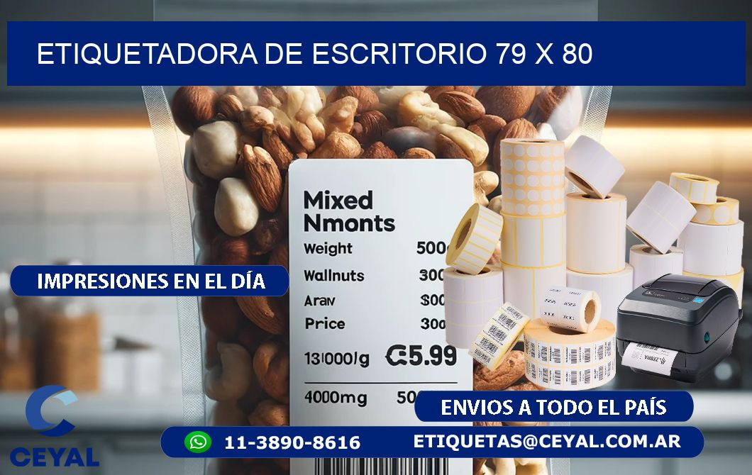 etiquetadora de escritorio 79 x 80