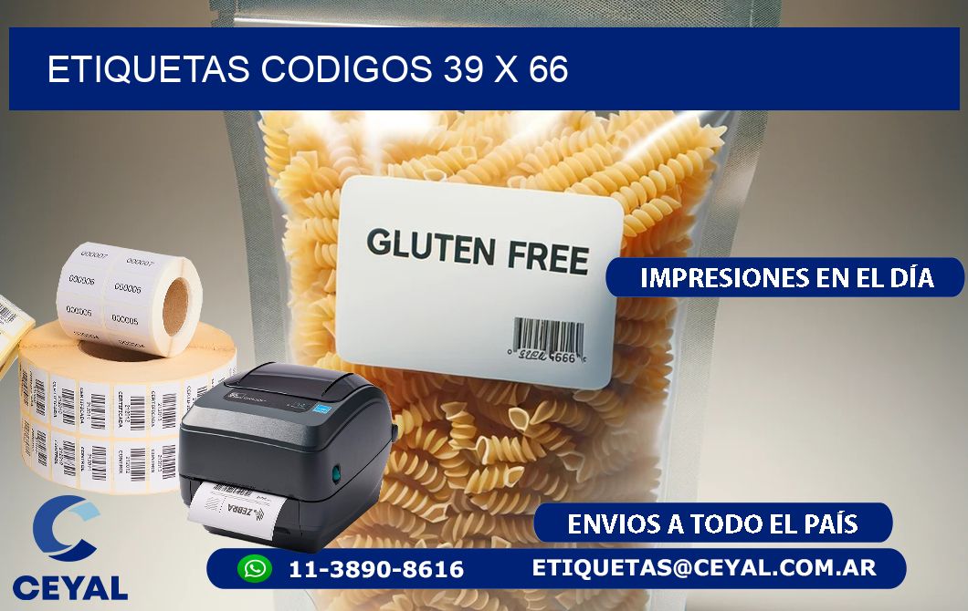 etiquetas codigos 39 x 66