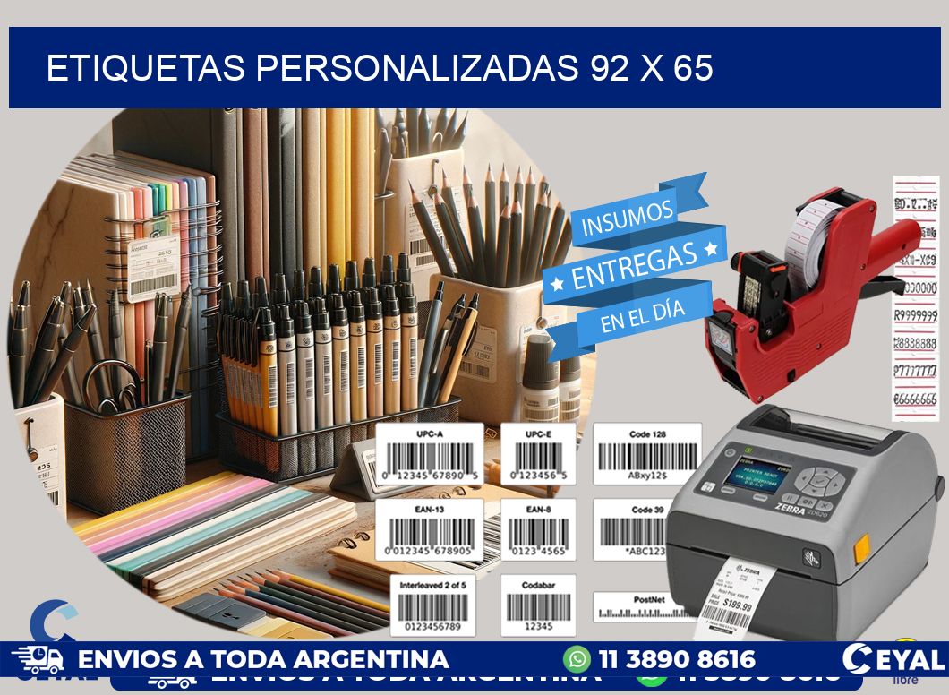 etiquetas personalizadas 92 x 65