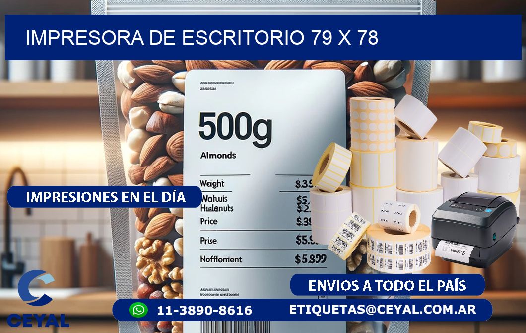 impresora de escritorio 79 x 78