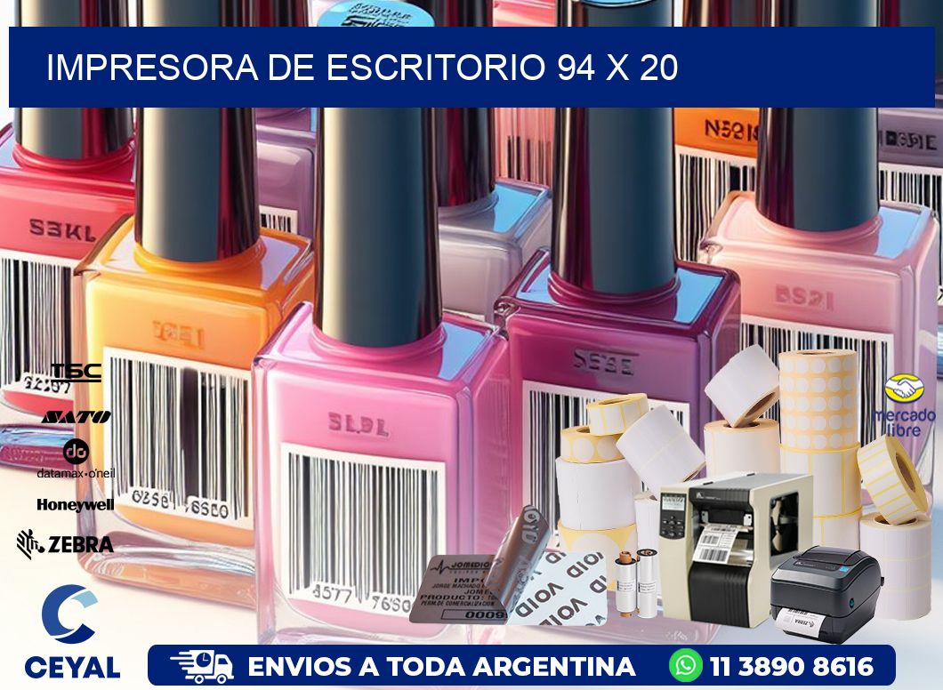 impresora de escritorio 94 x 20
