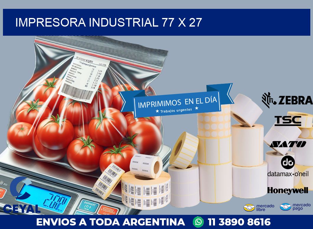 impresora industrial 77 x 27