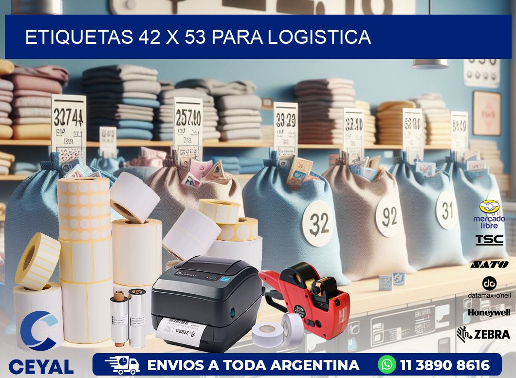 ETIQUETAS 42 x 53 PARA LOGISTICA
