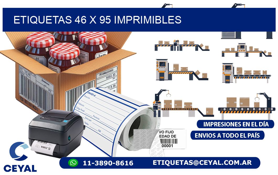 ETIQUETAS 46 x 95 IMPRIMIBLES