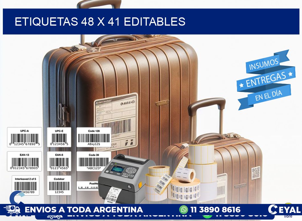 ETIQUETAS 48 x 41 EDITABLES