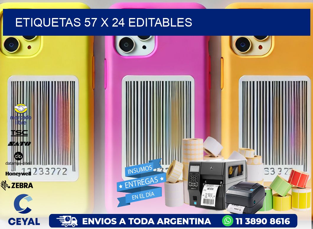ETIQUETAS 57 x 24 EDITABLES