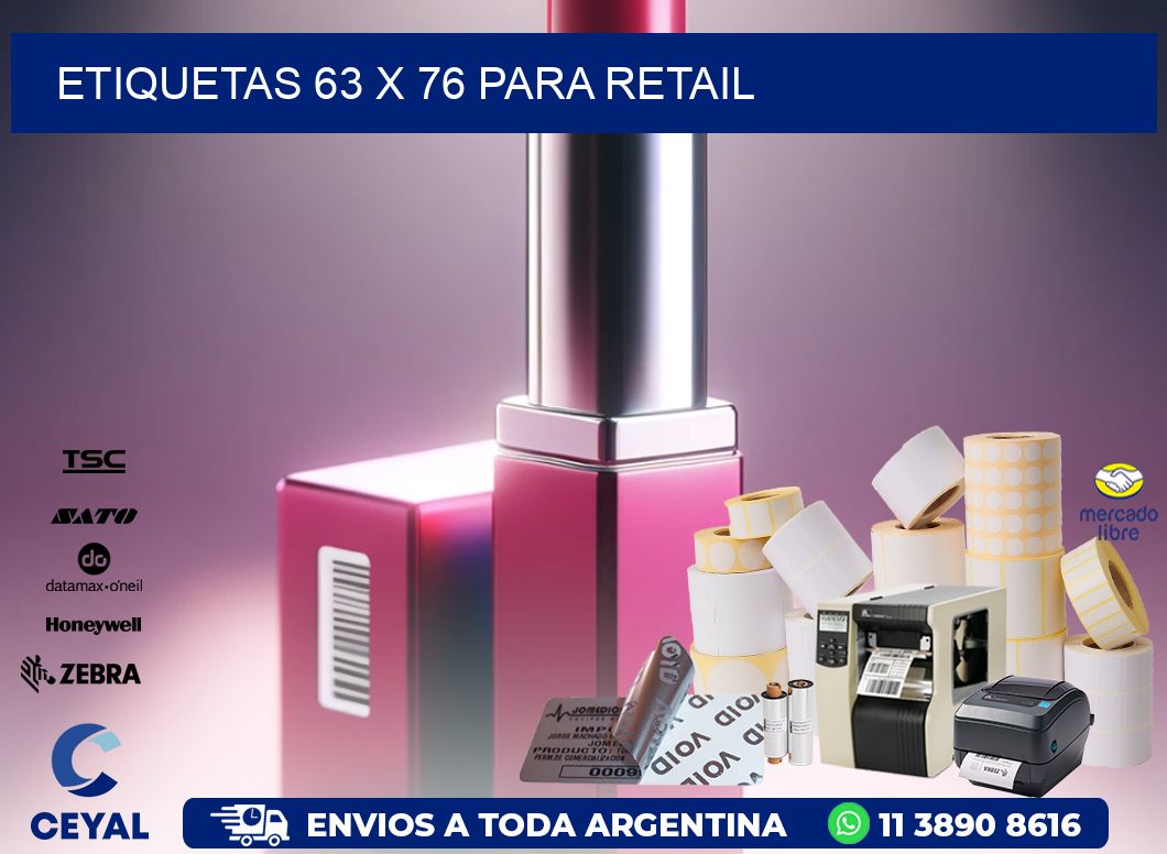 ETIQUETAS 63 x 76 PARA RETAIL