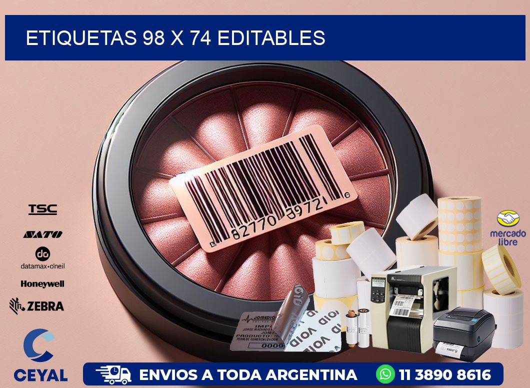 ETIQUETAS 98 x 74 EDITABLES