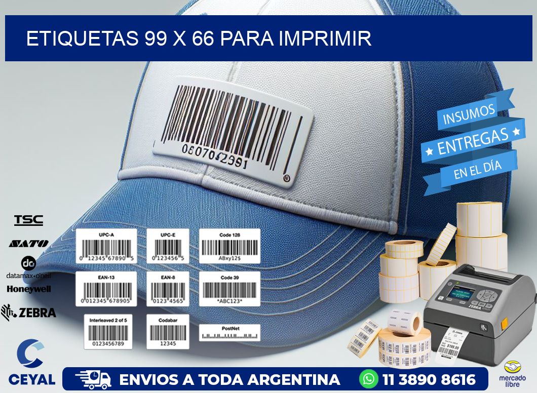 ETIQUETAS 99 x 66 PARA IMPRIMIR